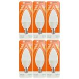 (6 Adet) Osaka 9W (70W) Sarı Işık (3000K) E14 Duylu (İnce Duy) Led Mum Ampul