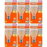 (6 Adet) Osram 6,5W (60W) 2700K (Sarı Işık) Dim Edilebilir E27 Duylu (Kalın Duy) Led Şeffaf Ampul