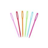 6 Adet Plastik Yün Iğnesi 9cm