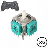 6 Adet Ps3 Analog Motor Ps3 Kol Tamiri 3d Joystick Motor Playstation 3 Yedek Parça