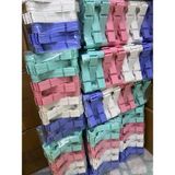 6 Adet - Renkli Kalp ve Nokta Tasarımlı Elbise Askısı – 39 cm Dayanıklı Plastik Askı, Abiye–ceket–gömlek Elbise Askılığı, Renk Seçenekleri (Turkuaz) - Ahşap