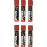 6 Adet Rotring Super Polimer Min 0.7 2B Kalem Ucu Çok Renkli Kullanım İçin