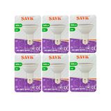 (6 Adet) Şavk 7W 6500K (Beyaz Işık) Par20 E27 Duylu (Kalın Duy) Led Spot Ampul