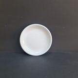 6 Adet Standart Düz Melamin Tatlı & Yemek Servis Tabağı 15 cm - Beyaz