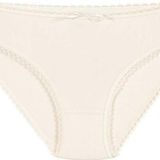 6 Adet Yıldız Bayan Modal Dantelli Bikini Külot Ekru 3902