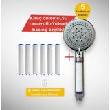 6 Adet Yüksek Kalite Kireç Önleyici Duş Başlığı
