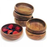 6 Adet Yuvarlak Kuruyemiş Sunum Tabağı | Kuruyemişlik 10 Cm (RAK-10Y4)