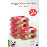 6 AL 5 ÖDE Sleepy 50'li Gül Kokulu Islak Bebek Havlusu ve ROSIE