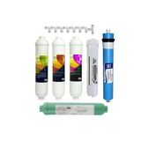 6 Aşamalı Su Arıtma Cihazı Filtre Seti Inline Filtre+ RO Membran + Post Karbon Açık Kasa Uyumlu Tam Set