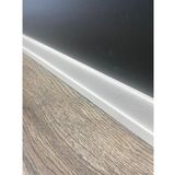 6 Cm Beyaz Parke Süpürgelik