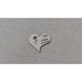 6 CM Gül ve Kalp Magnet Söz Nişan Nikah Düğün 25 Adet