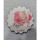 6 CM Hoşgeldin Bebek Magnet Söz Nişan Nikah Düğün 25 Adet