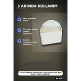 6 cm Yuvarlak Mukavva Toka Kartı 200 Adet Bağ - Takı & Makyaj Düzenleyici BX-313733