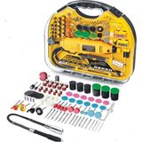6 Devir Ayarlı 398PARÇA Premium Seri 350W Gravür Oyma Taşlama Dremel Seti + Şaft Kablosu Hediy