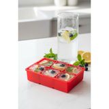6 Hazneli Silikon Buz Kalıbı & Çok Amaçlı Buzluk Ve Dondurucu Organizeri 11x16 cm