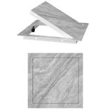 6 inç - 61 cm Tavan Duvara Monte Sıhhi Tesisat Erişim Kapısı, Açmak için İtmeli Erişim Paneli, Alüminyum Muayene Kaplaması, 30x30 cm/12x12 inç, 8 Renk Seçeneği