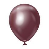6 İnç Krom Bordo Lateks Balon 10 Adet