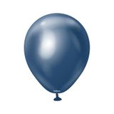 6 İnç Krom Gece Mavisi Lateks Balon 10 Adet