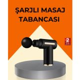 6 Kademeli Kas Masaj Tabancası 4 Başlıklı Güçlü Sessiz Sporcu Masaj Cihazı Şarjlı FRTKGT25DYMUCZZZLF6140