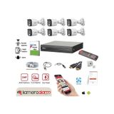 6 Kameralı 7/24 Renkli Görüşlü Dahili Mikrofonlu Güvenlik Kamerası Seti - Uzaktan Izleme - 1tb Hdd