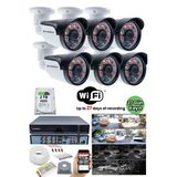 6 Kameralı Güvenlik Kamera Seti - 2Tb H.d.d, Gece Görüşlü, Mobil İzleme, 10A Smps