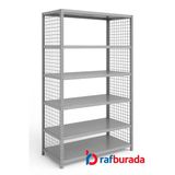 6 Katlı Galvaniz Tel Kafesli Çelik Ayakkabılık Rafı 31X75x150 Cm 31X75 Cm