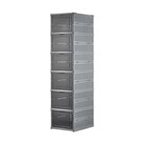 6 Katlı Katlanabilir Organizer, Çok Amaçlı Ayakkabılık, Taşınabilir Portatif, 25.5 x 34.5 x