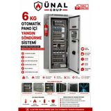 6 Kg Pano İçi Otomatik Yangın Söndürme Sistemi Elektrik Panosu Ev Ofis Araç Oto Muayene