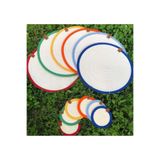 6 Kişilik 12 Parça Amerikan Servis Supla Tabak Altlığı Mutfak Sunum Hediye 33x33cm-14x14cm 1001000009556