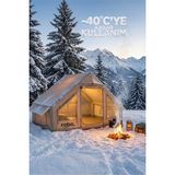 6 Kişilik 4 Mevsim Şişme Kamp Çadırı (Oxford 210T Upf>40 Kumaş, -40 °c'ye Kadar Kullanım) - 318-Kahve