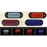 6 Led Üniversal Plaka Lamba Su Geçirmez 12-24 Volt 2. Adet. 405515318 renk-kirmizi