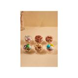 6 Lı Çift Cidarlı Mini Sosluk Drajelik Lokumluk - 0 - 99 ml