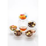 6 Lı Çift Cidarlı Sosluk, Lokumluk, Reçellik, Sunumluk, Kahve Yanı İkramlık