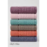 6 Lı El Yüz Havlu Seti %100 Pamuklu Kısmi Kadife Velvet Collection