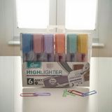 6 Lı Highlighter Fosforlu Kalem Seti Candy Serisi - Çok Renkli