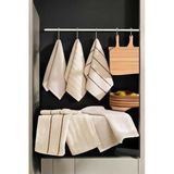 6 lı Luna Naturel Mutfak Havlu Seti %100 Pamuklu 30X50 Cm Bej