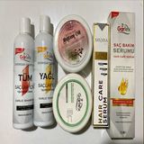 6 Lı Saç Bakım Seti, ,(Sprey Serm,Bıttımlı Ve Besleyici Maske,Saç Parlatıcı,Normal-Yağlı Saç Şamp)