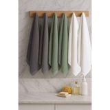 6 Lı Softtouch El Yüz Banyo Havlusu Seti %100 Pamuklu 50X90 Cm