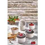 6 lı Sufle ve Kek Fırın Kabı Kalıbı