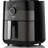 6 Litre Yağsız Fritöz Airfryer, Gümüş Veya Siyah, Geniş Kapasite - Ahşap