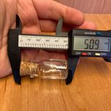 6 Ml Mantar Tıpalı Cam Şişe, Tıpalı Cam Şişe 6 cc x 10 Adet