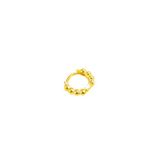 6 Mm Top Top Halka Gümüş Tragus Piercing - Altin Sari