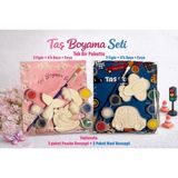 6 Paket (3+3) Arabalar ve Prenses / Unıcorn Taş Boyama Seti, Dıy, Kendin Yap, Doğum Günü Hediyesi