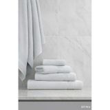 6 Parça Banyo Havlusu Seti Pamuklu 70x140 Cm Serenio Açık Gri-açık Gri