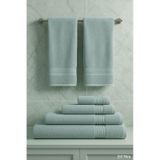 6 Parça Banyo Havlusu Seti Pamuklu 70x140 Cm Serenio Mint-mint