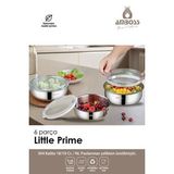 6 Parça Little Prime Paslanmaz Çelik Saklama Kabı
