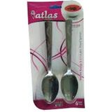 6 Parça Metal Yemek Kaşık - Çok Renkli