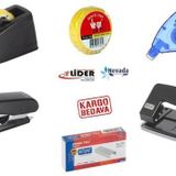 6 Parça Ofis Kırtasiye Seti + Delgeç - Bant Kesici - Daksil- Bant