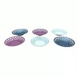 6 Parça Renkli Plastik Çay Tabak (Timya/Go1395) 199748