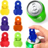 6 Parça Renkli Soda Kutusu Sekme Açacağı, Kolay Konserve Açacağı Kılavuzu, Kola, Bira, Soda, İçecek Alüminyum İçecek Kutusu Üstü Halka